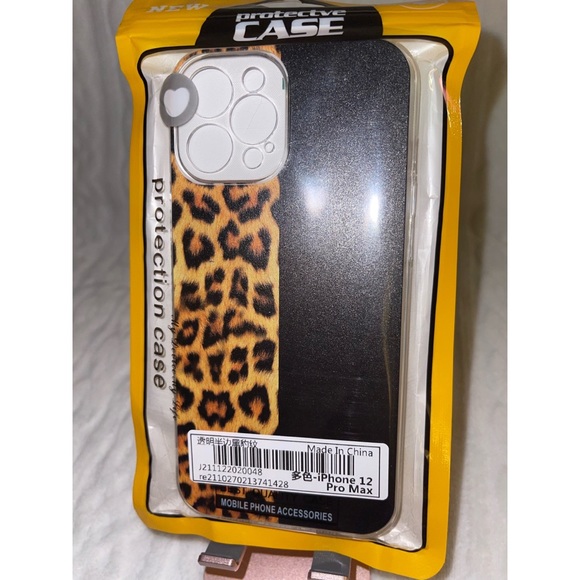 Colorblock Leopard Print iPhone 12 Pro Max Case 🖤 - Picture 8 of 17